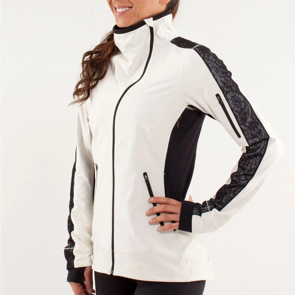 Lululemon Athletica Utility Jacket – Black & White, Size 2 (NWOT)